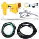 12v 20gpm Gasoline Fuel Transfer Pump Gas Diesel With Nozzle Kit Portable 375w New