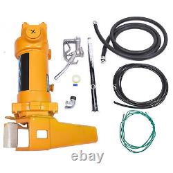 12V 20GPM Yellow Fuel Transfer Pump & Nozzle Kit for Gas Diesel Kerosene