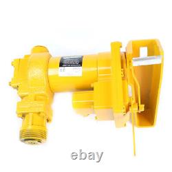 12V DC 20GPM Gasoline Fuel Transfer Pump with Nozzle Kit For Gas Diesel Kerosen