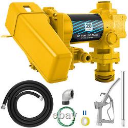 20GPM 12V Fuel Transfer Pump DC Gasoline with Nozzle Kit for Gas Diesel Kerosene
