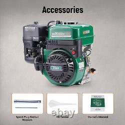 212cc 4-Stroke 7HP Gas Engine Motor Recoil Start Horizontal Go Kart Water Pump
