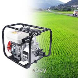 2Inch Commercial Engine Gasoline Water Pump 210CC 6.5 HP Portable Gas-Powered