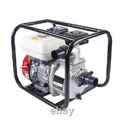 2Inch Commercial Engine Gasoline Water Pump 210CC 6.5 HP Portable Gas-Powered