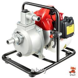 2 HP 2 Stroke Gasoline Water Pump 1 Portable Gas-Powered Semi-Trash Water Pump