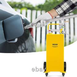 30 Gallon Fuel Caddy Portable Fuel Storage Tank 23.5 L/min with 180W Pump Yellow