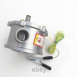 35 Gallon Automotive Gas Caddy Fluid Fuel Transfer Tank Rotary Pump with Hose
