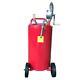 35 Gallon Gas Fuel Diesel Caddy Transfer Tank Container With Rotary Pump Auto New