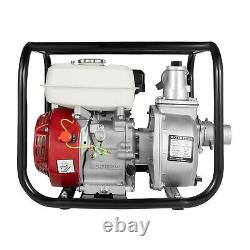 4 STROKE Gas Water Semi Trash Pump Gasoline Water Irrigation Transfer Pump 6.5HP