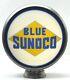 Blue Sunoco Gas Pump Globe Ships Fully Assembled Ready For Your Pump
