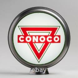 Conoco Triangle 13.5 Gas Pump Globe with Steel Body (G120)