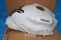 Ducati Supersport 1200 Gas Tank & FUEL PUMP WHITE OEM 58612531BA 17-20