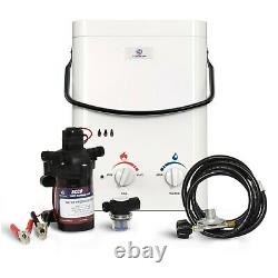 Eccotemp L5 Portable Outdoor Tankless Water Heater with EccoFlo Diaphragm 12V Pump