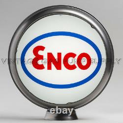 Enco Oval 13.5 Gas Pump Globe with Steel Body (G502)
