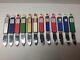 Franklin Mint Gas Pump Knives Lot Of 12 With Zipper Cases And Cofas