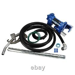 Fuel Transfer Pump 12 Volt 20 GPM For Diesel Gas Gasoline Kerosene Blue R10