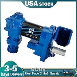 Fuel Transfer Pump 12 Volt 20 GPM For Diesel Gas Gasoline Kerosene Blue T5