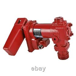 Fuel Transfer Pump 12 Volt 20 GPM For Diesel Gas Gasoline Kerosene Red