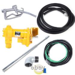 Fuel Transfer Pump 12 Volt 20 GPM Gas Gasoline Kerosene Car Truck Tractor