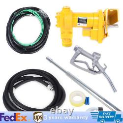 Fuel Transfer Pump 12 Volt 20 GPM Gas Gasoline Kerosene Car Truck Tractor