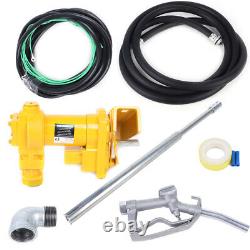 Fuel Transfer Pump 12 Volt 20 GPM Gas Gasoline Kerosene Car Truck Tractor