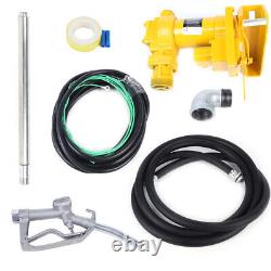 Fuel Transfer Pump 12 Volt 20 GPM Gas Gasoline Kerosene Car Truck Tractor