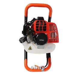 Gas-Powered 52 CC 2.3HP Post Hole Digger Earth Auger Engine+468 Drill Bits