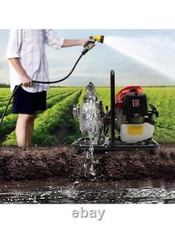 Gas Powered Water Pump Portable High Pressure Gasoline Irrigation Transfer Pump