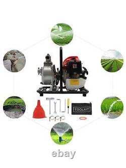 Gas Powered Water Pump Portable High Pressure Gasoline Irrigation Transfer Pump