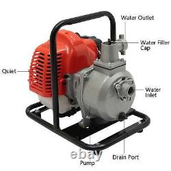 Gas Powered Water Pump Portable High Pressure Gasoline Irrigation Transfer Pump