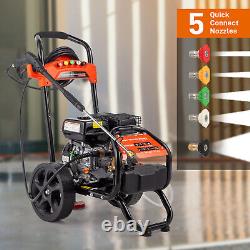 Gas Pressure Washer Gas Powered Washer 3400 PSI 2.5 GPM 210cc