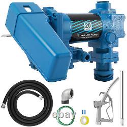 Gasoline Fuel Transfer Pump with Nozzle Kit 12V DC 20GPM For Gas Diesel Kerosene