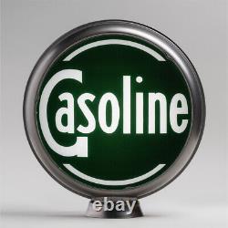 Gasoline (Green) 13.5 Gas Pump Globe with Steel Body (G512)