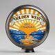 Golden West 13.5 Gas Pump Globe With Steel Body (g137)