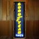 Goodyear 6' Neon Sign Steel Case Wall Lamp Light 72 Gasoline Gas Oil Pump Globe