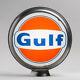 Gulf 1960's Logo 13.5 Gas Pump Globe With Steel Body (g138b)