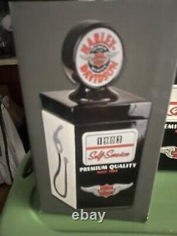 Harley Davidson Gas Pump Cookie Jar Brand New