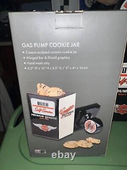 Harley Davidson Gas Pump Cookie Jar Brand New