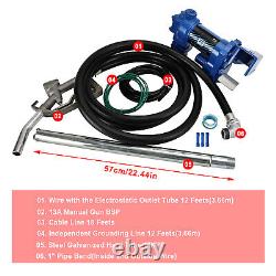 High Quality Fuel Transfer Pump 12Volt 20 GPM Diesel Gas Gasoline Kerosene E4