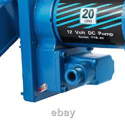 High Quality Fuel Transfer Pump 12 Volt 20 GPM Diesel Gas Gasoline Kerosene Blue