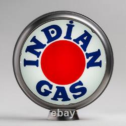Indian Bullseye 13.5 Gas Pump Globe with Steel Body (G217)