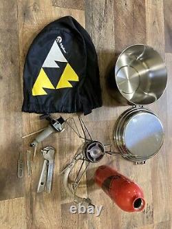MSR FIREFLY CAMPING BACKPACKING STOVE With FUEL PUMP & 22 OZ. FUEL BOTTLE