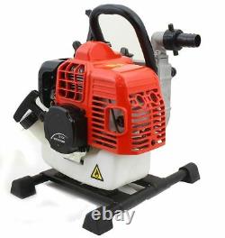 Portable 33cc Gas Gasoline Water Pump 2-Stroke Engine with Adjustable Speed Lever