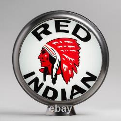 Red Indian 13.5 Gas Pump Globe with Steel Body (G419)