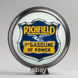 Richfield Gasoline of Power 13.5 Gas Pump Globe with Steel Body (G172)