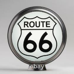 Route 66 13.5 Gas Pump Globe with Steel Body (G174)