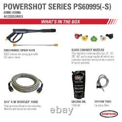 SIMPSON 60996 PowerShot 3600 PSI 2.5 GPM Pressure Washer New