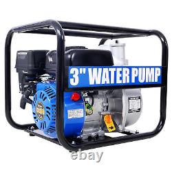 Semi Trash Pump 3in, stroke OHV ENGINE, Gas Powered Full Trash Water Pump