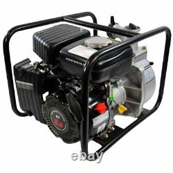 Shop4Omni 4-Stroke 123 GPM 1-1/2 Inch 2.3 HP Gas Powered Portable Water Pump