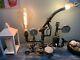 Steampunk Lamp-gas Pump Nozzle-docking Station-wireless Charger Handmade