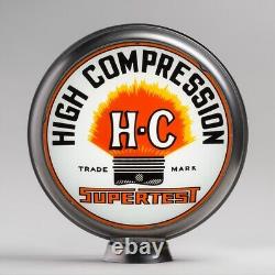 Supertest HC Gas Pump Globe 13.5 in Unpainted Steel Body (G246) SHIPS FREE